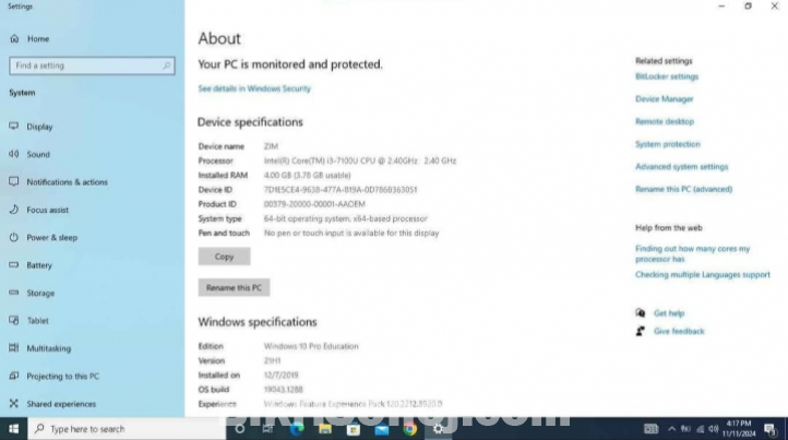 dell vostro 3486 (i3-7th gen -8 GB ram)